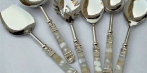 Stainless Steel and Brass Cutlery Set