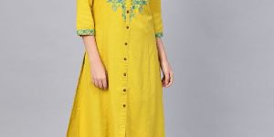 Hand Embroidered Kurti with Palazzo
