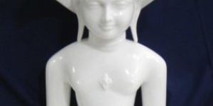 Marble Jain Mahaveer Statue