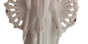 Marble Virat Roop Krishna Statue