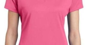 Ladies Polo Neck T-Shirt