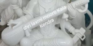 Marble Maa Saraswati Statue