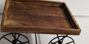 Wooden Trolley Tray
