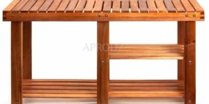 Wooden Shoe Storage Bench