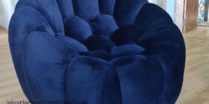 Velvet Swivel Chair