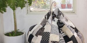 Printed Monochrome Beanbag Cover