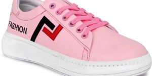 Neoron Ladies Pink Canvas Shoes