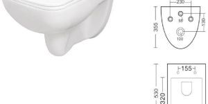 Wall Hung Toilet Seat