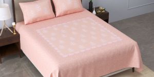 Jaipuri Sanganeri 390 TC Cotton King Printed Bedsheet