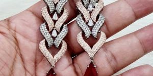 Ad Earrings Cz