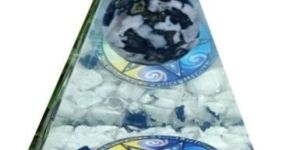 Rainbow Tourmaline Orgonite Pyramid