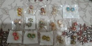 Handcrafted Meenakari Jhumki