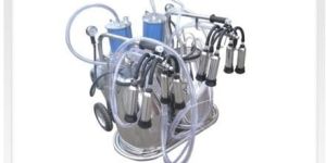 Double Bucket Cow Milking Machine