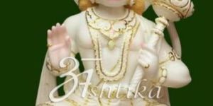 Marble Bajrangbali Statue