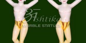 Marble Chaitanya Mahaprabhu Statue