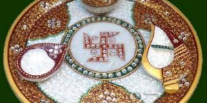 Marble Pooja Thali