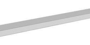 SS Rectangle Shower Arm