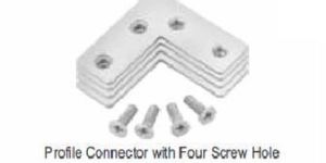 Profile Connector with Four Screw Hole