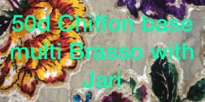 Brasso CHIFFON BASE MULTI Velvet Fabric