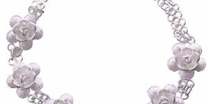 Filigree Flower Single Tone Bracelet