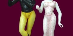 Iskon Radha Krishna Marble Statue