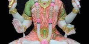 Santoshi Mata Marble Statue