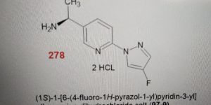 (S)-1-(6-(4-fluoro-1H-pyrazol-1-yl)pyridin-3-ylethanamine hydrochloride