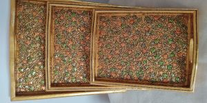 Kashmiri Paper Mache Tray