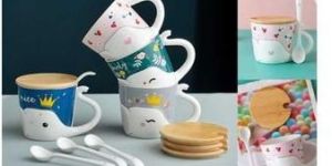 Ceramic Printed Tea Cup