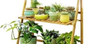 Wooden Planter Stand