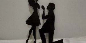 Proposing Couple Figurine