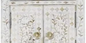 Bone Inlay Side Table