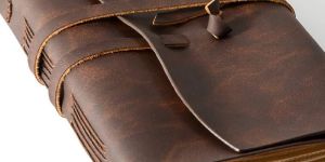 Lined Leather Journal Notebook