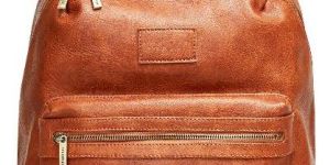 Solid Leather Diaper Bags Backpack
