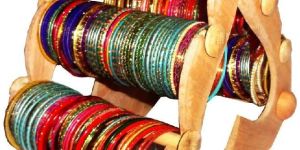 Wooden Bangle Stand