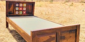 Antique Tiles Single Bed