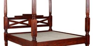 Indian Poster Canopy Bed