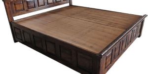 Sheesham Wood King Size Box Bed