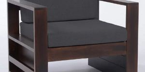 Wooden Modern Single Sofa