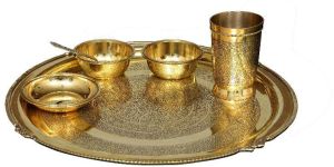 Brass Dinner Set