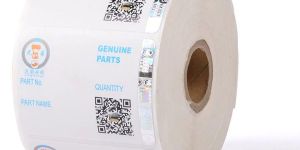 Paper Labels with Holographic Strip