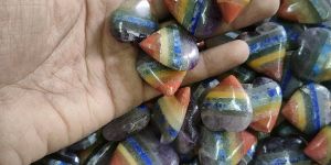 Seven Chakra Heart Pendant