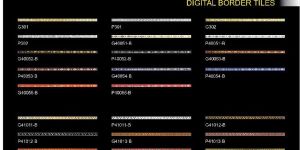20x600mm Digital Border Tiles