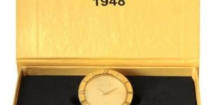 BENTLEY GOLD Analog Clock