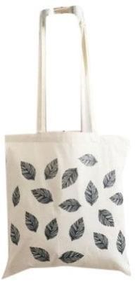 Loop Handle Printed Cotton Bag