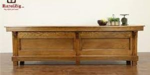 Antique Teak Wood Kitchen Counter