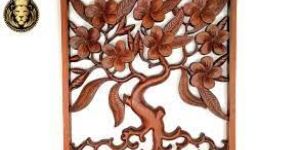 Teak Wood Wall Hanging Panel