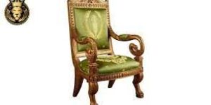 Royal Golden Empire Arm Chair