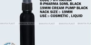 50 Ml Black Pump Bottle