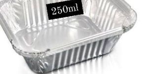 250ml Silver Foil Food Container
